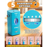 Electric Pencil Sharpener, Fully Automatic Pencil Sharpener for 6