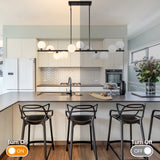 11-Light Linear Chandelier Bubble Chandelier Height Adjustable Chandeliers for Dining