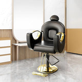 Reclining Barber Salon Chair 360°Swivel Barber Chair with Heavy Duty Hydraulic Pump for Spa Shampoo Hair