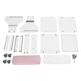 3-tier Foot Rest Manicure Stool Pedicure Cart Footbath Trolley with 4 Casters for Beauty Salon