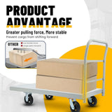 Platform Truck Flat Push Cart, 2500LBS Weight Capacity, Dolly Heavy Duty Hand Trucks with 360 Degree