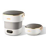 Portable Washing Machine With Spin Dryer, Fully Automatic 13L Folding Mini Washing Machine For Underwear,