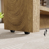 Tribesigns 86.61-Inch Dining Table for 6-8 People, Modern Narrow Long Kitchen Table