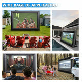 17ft Inflatable Movie Outdoor Projector Screen with Air Blower Storage Bag