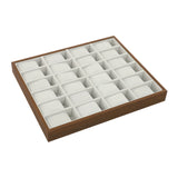 24 Slot Watch Box Organizer with Removable Pillows for Men Women, Home