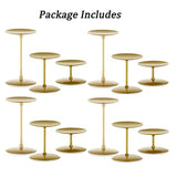 Pillar Candle Holders Candelabra - Bulk Candle Stand Iron Plate Minimalism