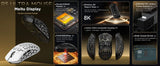 ATTACK SHARK R5 Ultra 8K Carbon Fiber Wireless Gaming Mouse with 42000 DPI-PAW3950 MAX Sensor