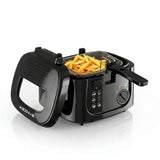 1600W Electric Deep Fryer with Adjustable Temperature Control