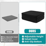 Height Adjustable Chair Cushions, 6 Inch Thick Office Chair Booster Seat Cushion