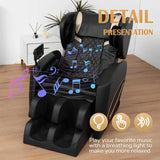 Massage chair recliner with 10 massage heads and full-body air pressure