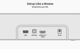 ULTIMEA 2.1ch SoundBar for Smart TV, 5.25" Wireless Subwoofer, App Control