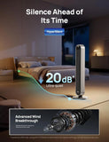 Tower Fan for Bedroom, 42 Inch 120° Oscillating Fan with 12 Speeds