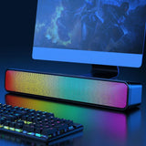 RGB Wireless Speaker Bluetooth-Compatible Desktop Speaker USB Powered Computer Speaker
