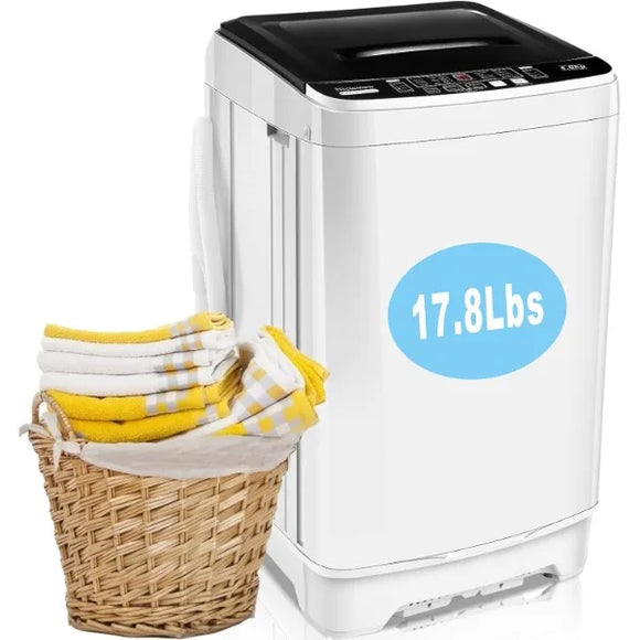 Portable Washing Machine Nictemaw Portable Washer, 2.3 Cu.ft Washer and Dryer-MD DC PRINT