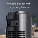 32' Tower Fan, 3 Speeds, 90° Oscillation, Portable Stand Fan w/ Carry Handle
