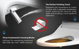 AQUATIZ Smart Bidet Clip-On Toilet Seat, Electric Bidet for Existing Toilet with Warm Water,Drye
