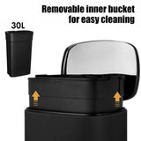 8 Gallon / 30L Step Trash Can, Stainless Steel Garbage Bin Removable