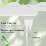 Ultra-Slim Hygienic Bidets Attachment for Existing Toilets - Adjustable Fresh Water Pressure Dual