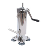 Hand-crank Sausage Stuffer Filling Machine| 6 Lbs Stainless Steel Sausage Maker