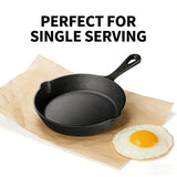 3PCS Pre-Seasoned Cast Iron Skillet Set, Pans for Oven Grill Campfire