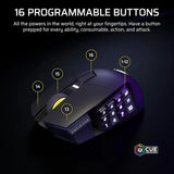 High-Precision 33K DPI Wireless Gaming Mouse with 16 Customizable Buttons