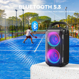 W-KING 180W Peak Party Large Bluetooth Speaker. Portable Wireless