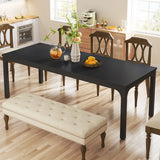 Tribesigns Dining Table for 6-8 People, 200cm Large Narrow Long Rectangular Kitchen Dinner Table