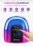 48 LEDs ,200W UV Nail Lamp , LCD Screen, Rechargeable – Cures All Gel Nails,
