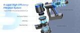 Devoac 40Kpa 5 in 1 Ultra-Light Cordless Stick Vacuum for Hard Floor Carpet