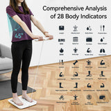 Smart Scale FSA&HSA Eligible, 8 Electrodes Digital Bathroom Scale for Body Weight and Fat, BMI,