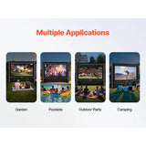 20FT Inflatable Projector Screen with Portable Storage Bag, 16:9 Easy Set Up