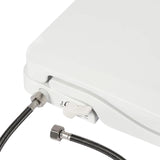 Non-Electric Bidet Toilet Seat Toilet Bidet Lid Fits Elongated Toilets, Dual Nozzle