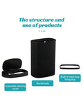 49L Touchless Motion Sensor Trash Can Automatic Garbage Bin With Removable Lid For Kitchen Bathroom