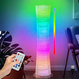 LED smart lamp, remote control, floor lamp, suitable for living room, bedroom