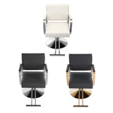 Adjustable Height Salon Chair, 360° Swivel Barber Seat, 200kg Load Capacity Beauty Chair