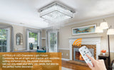 VETRULUS Modern Luxury Crystal Led Pendant Light Rain Drop Chandelier Ceiling Lamp Dining Living Room Nordic Decor Hanging