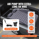 Full Size Truck Beds Inflatable Air Mattress with 12V Air Pump 2 Pillow