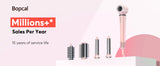 Bopcal 5 In 1 Hair Dryer Hot Air Comb Electric Hair Curling Iron 1200W High Speed Blower Multifunctional