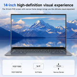 SUXI 2026 New Laptop, Intel Celeron, 256GB, Suitable for Office, Entertainment