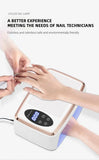 380W High-Power With Hand Pillow  Nail Art Machine  90LEDS UV LED Lamp For Nail Manicure  Professional