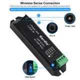 Herdio 6.5 Inch 300W Ceiling Bluetooth Speaker Home Audio Built-in Full Range Audio System