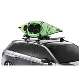 HullaPort XTR Kayak jStyle roof Rack Carry up to 2 Kayaks Folds Flat PreAssembled Locks to roof