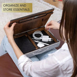 Desk for Laptop Laptop Tray with Cushion, Portable Lap Desk for Lap, Adjustable Lapdesk