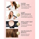Professional Ionic Hair Dryer with Diffuser for Salon Home Use Ceramic-Tourmaline Material Black