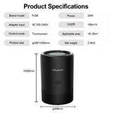 App PM2.5 HEPA Air Purifier for Bedroom Living Room for Pet Hair Dust