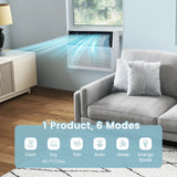 12000 BTU Window Air Conditioner w/ Remote, LED Control Panel, up to 400 Sq.Ft.