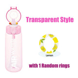 750ml/25oz Fruit Flavor Water Bottle 0 Sugar 0 Calories Sports Drinking Cup