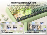 KiiBOOM Phantom98 Lite 1800 ANSI US Layout Wired/BT/2.4GHz Wireless Mechanical Keyboard VIA