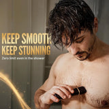 Electric Razor for Men IPX7 Waterproof Versatile Shaver for Temple Groin Nose Ear Hairs Beard Body Hair