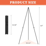 Easel Stand for Sign, 63" Portable Easels Stand for Display